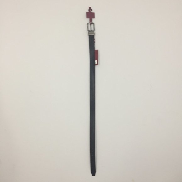 Bruno Magli Mens Black Cognac Italian Leather Belt - Picture 8 of 10